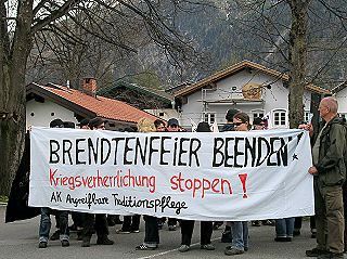 Proteste in Mittenwald 2008