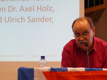 Ulli Sander: Militarisierung der Auenpolitik, Demokratieabbau und gesellschaftliche Entwicklung nach rechts
