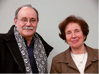 Beate Klarsfeld mit Ulrich Sander