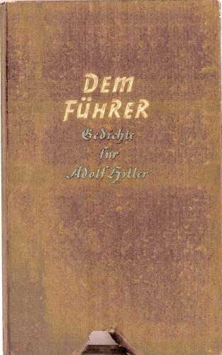 Cover des Buches „Dem Führer“, Geschenk zum 50. Geburtstag Adolf Hitlers