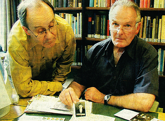 Ulrich Sander und Dieter Saal