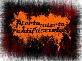 alerta alerta antifascista orange
